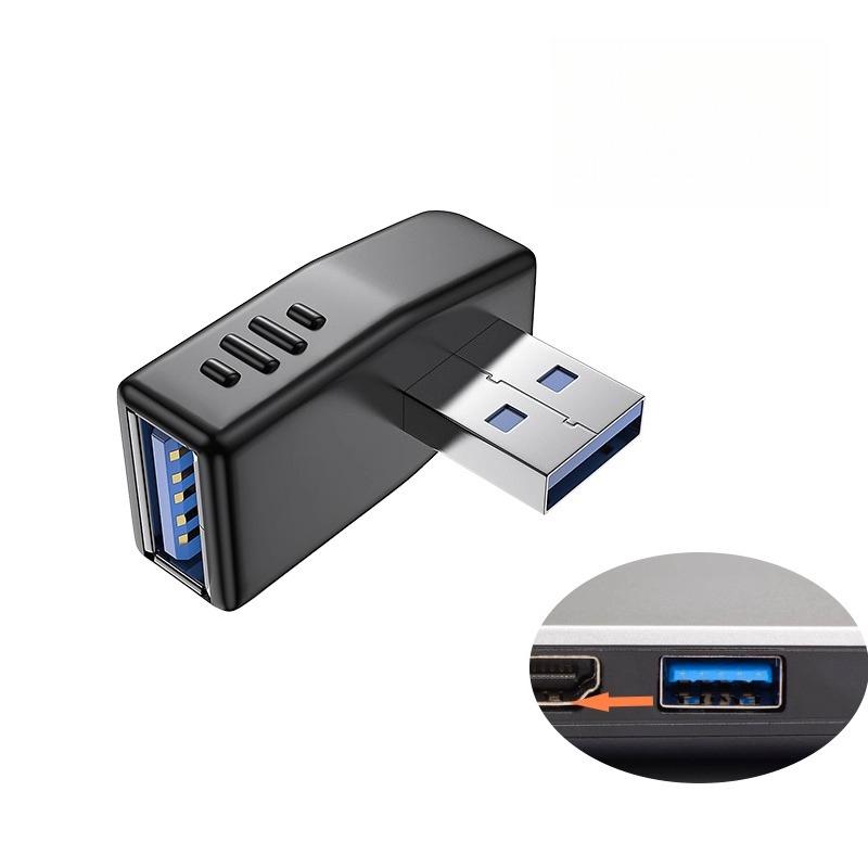 USB3.0 adapter male to female 90-degree right-angle USB elbow to connector L-shaped USB cable male to female converter