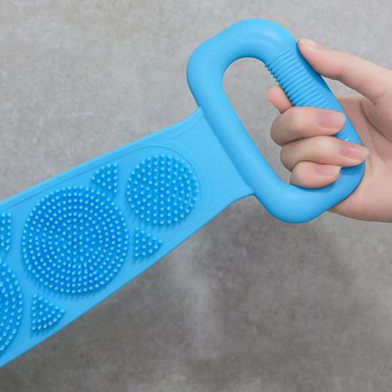 Silicone Back Scrubber Easy To Clean 5Mm Thick Design Double-Sided