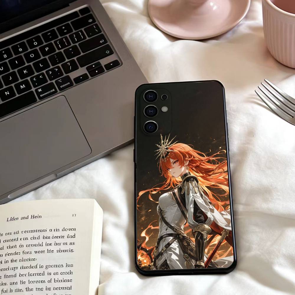 

Augusta W-Wuthering Waves Phone Case For Samsung S25,24,23,22,30,21,10,9,Ultra,Plus,Lite,FE,4,5 G Soft Black Case Samsung S20fe