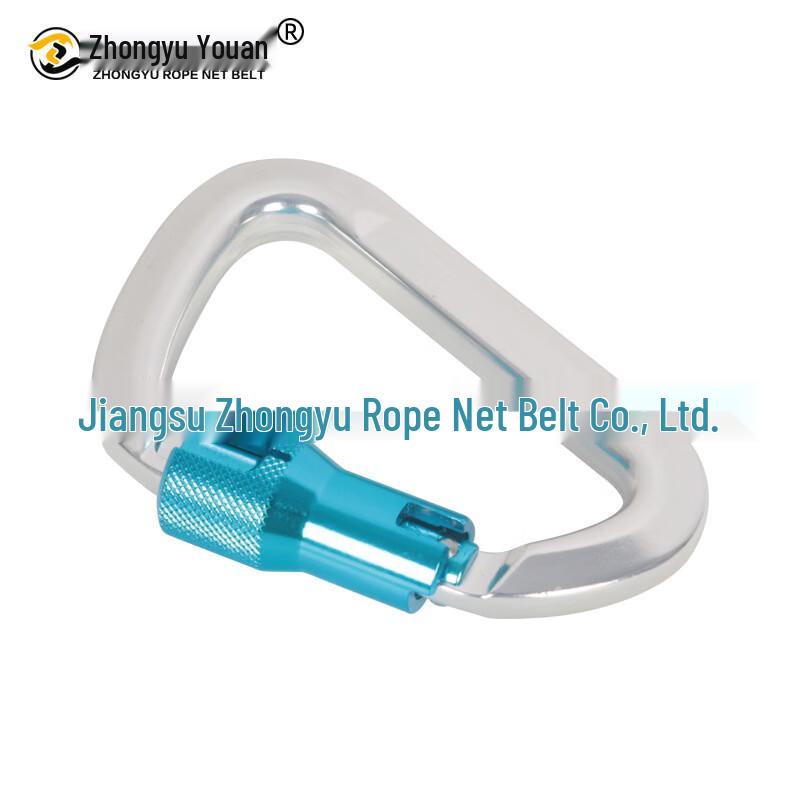 OLOMM 40KN Universal Aluminum Alloy Auto-Lock Climbing Carabiner Standard