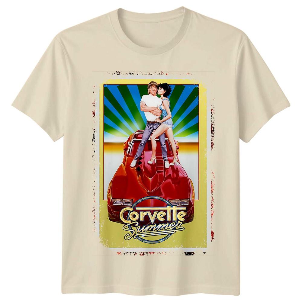 Corvette Summer 1978 Movie Poster Inspired Tshirt Retro 70s Tee Unisex