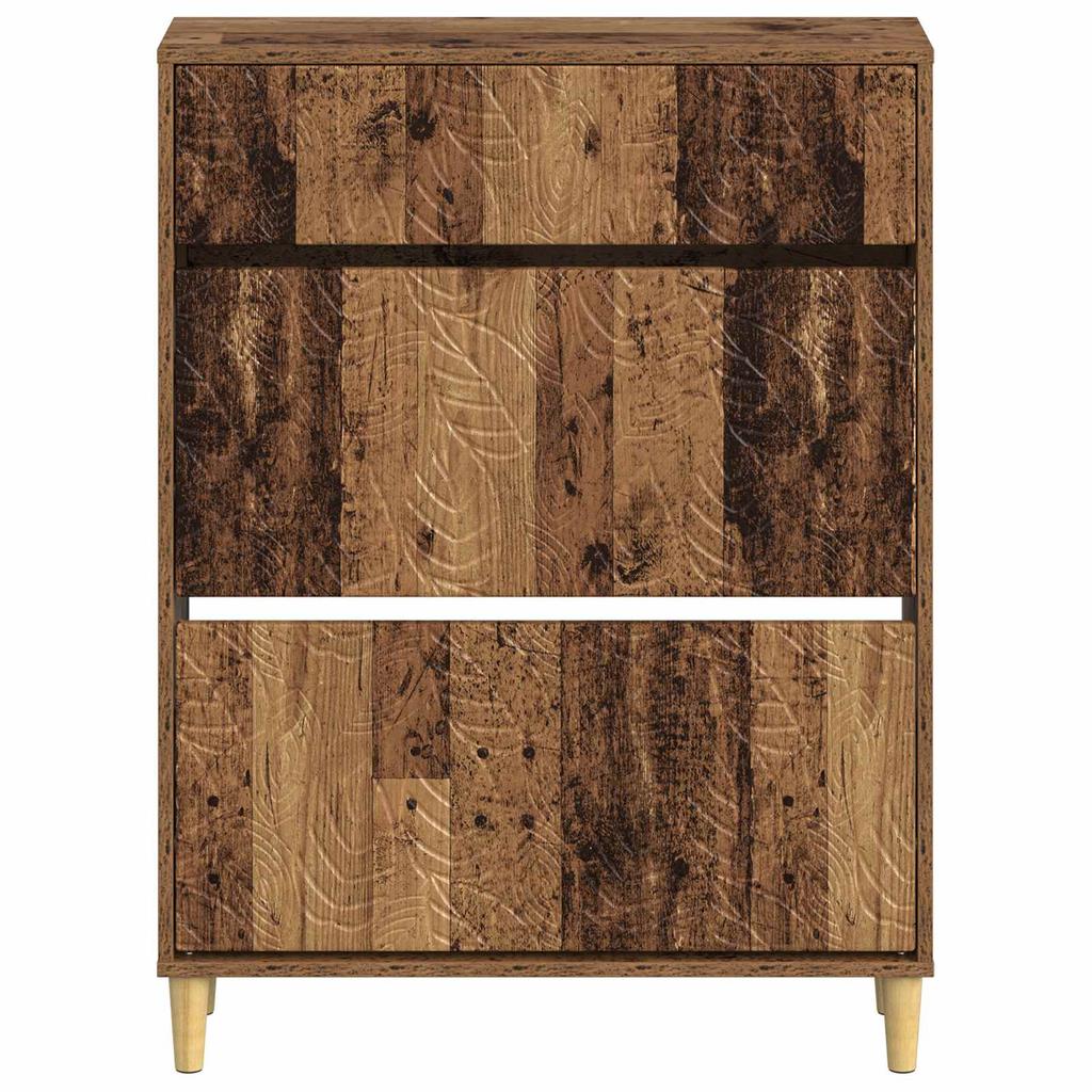 Shoe Cabinet DELFT 78 X 24 X 103 Cm Engineered Wood Reclaimed Wood
