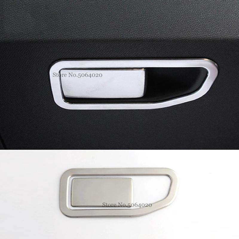 For Peugeot 3008 GT 5008 2017-2023 Car Styling Accessories Stainless Steel Interior Front Row Water Cup Holder Frame Cover Trim