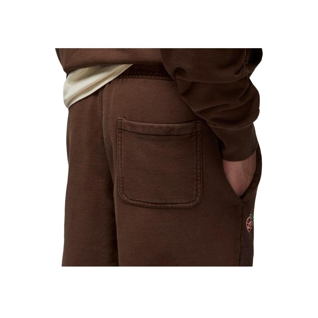 Jordan X Titan Haftowane Szorty Z Prostą Nogawką Z Elastyczną Talią I Sznurkiem Do Ściągania Męskie Spodnie Khaki DV7037-262
