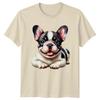 Cute French Bulldog Puppy TShirt Dog Lover Tee Happy Pup Graphic