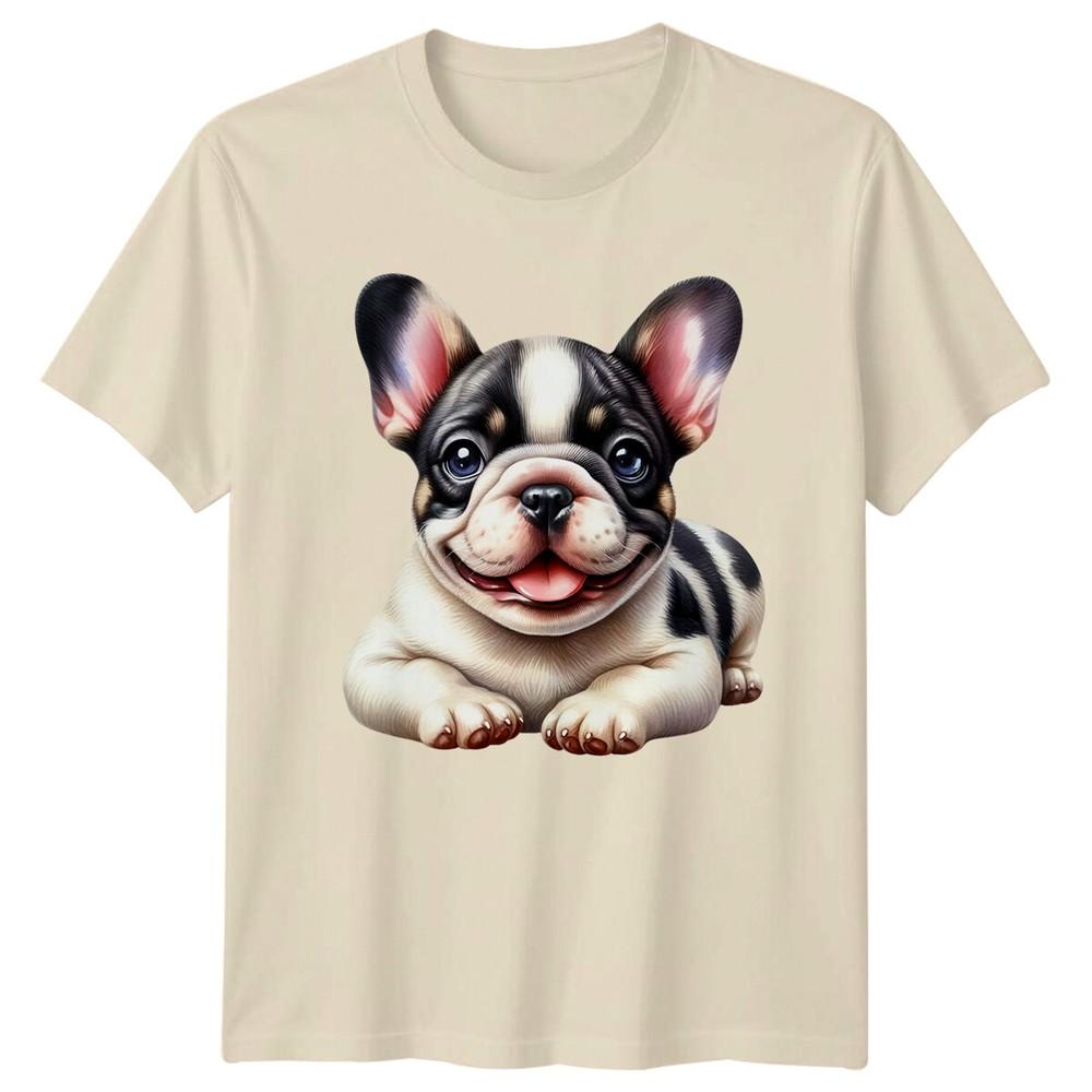 Cute French Bulldog Puppy TShirt Dog Lover Tee Happy Pup Graphic
