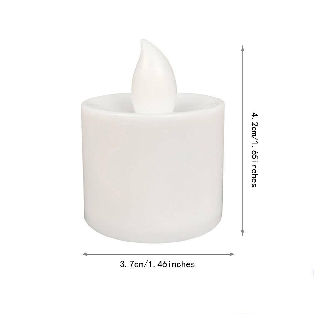 12pcs Mini LED Candle Lights, Flameless LED Tea Lights Candles, Reusable Night Lamp, Votive Tealight, Romantic Home Decor
