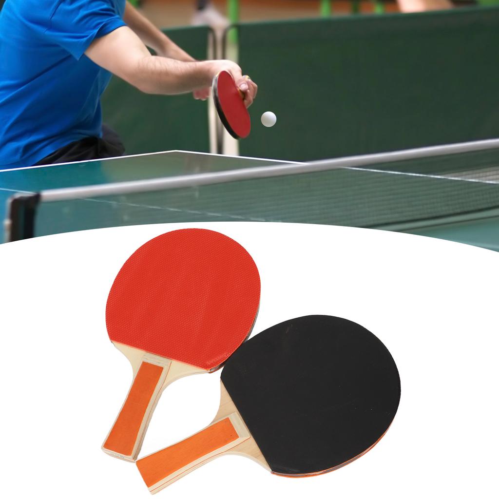 REGAIL 08 Balls Paddles Set Table Tennis Handshake Racket Set for Home Entertainment