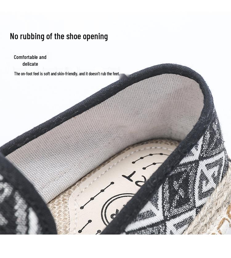 2025 Men's Summer Linen Slip-on Shoes: Trendy, Breathable Old Beijing Fisherman Style