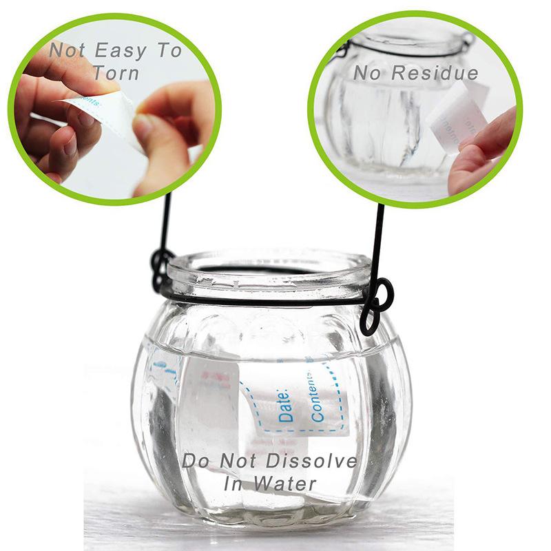 150Pcs/Roll Kitchen Sticker Refrigerator Freezer Food Storage Date Content Label