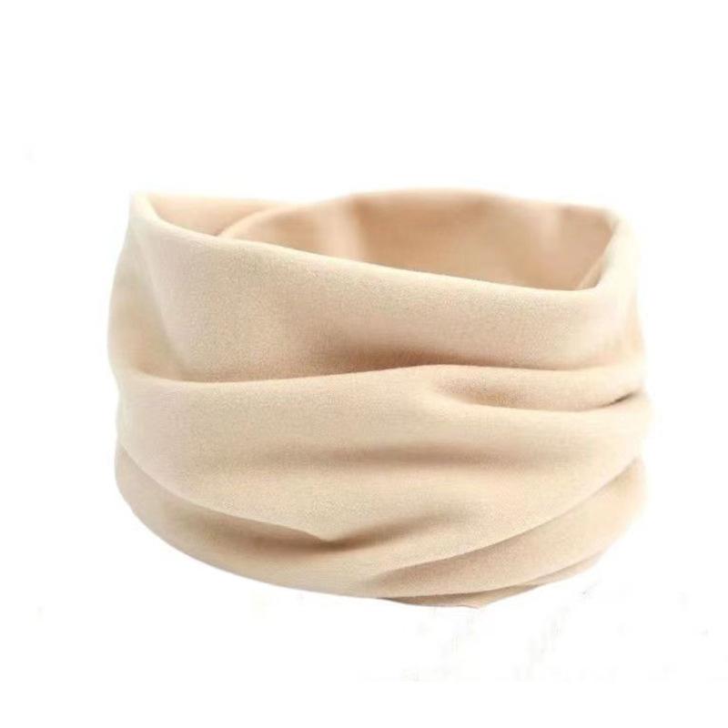 Winter Fleece-Lined Thickened Warm Neck Gaiter - Unisex Cervical Collar, Cycling Cold-Resistant Double-Sided Polar Fleece Scarf