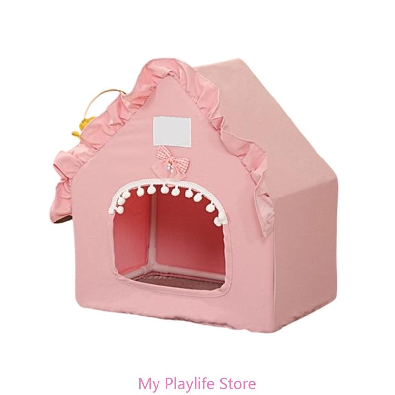 

Пещера для сна у белок Зимний приют для животных Прочность Палатка для грызунов Дом розовый