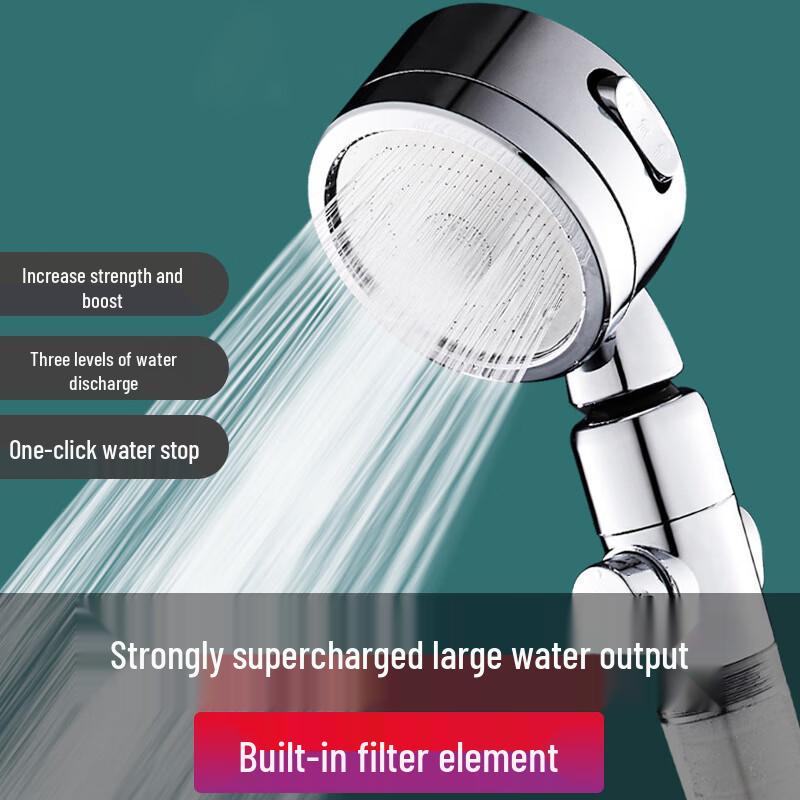 

Jialin Pressurized Filtered Shower Head Kit