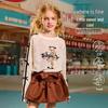 ASK JUNIOR Girls' Lace Long-Sleeve Pullover Top