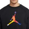 Jordan Sweatshirts Men's Black Crew Neck Moderate Regular DA6729-010