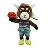 New 24Cm Movie Goat Bring Basketball Plush Toys Cute Cartoon Anime Movie Goat Doll Peripheral Stuffed Doll Birthday Gifts