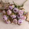 Zhuang Zhou Retro Rose Bunch INS Style Artificial Flowers for Home & Wedding Decor