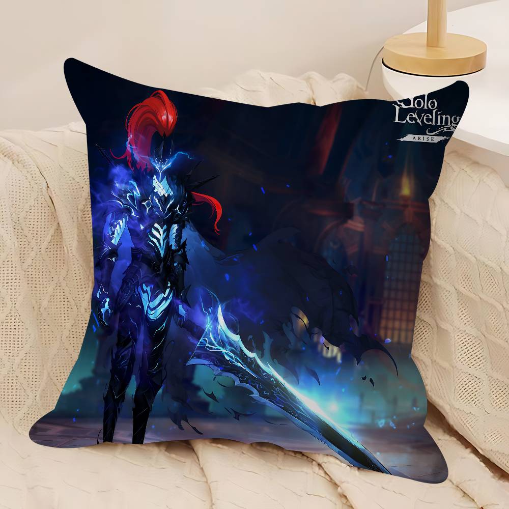 Cartoon Solo L-Leveling Kissenbezug Für Schlafzimmerzimmer Und Wohnzimmer Sofa Dekorative Kissenhülle