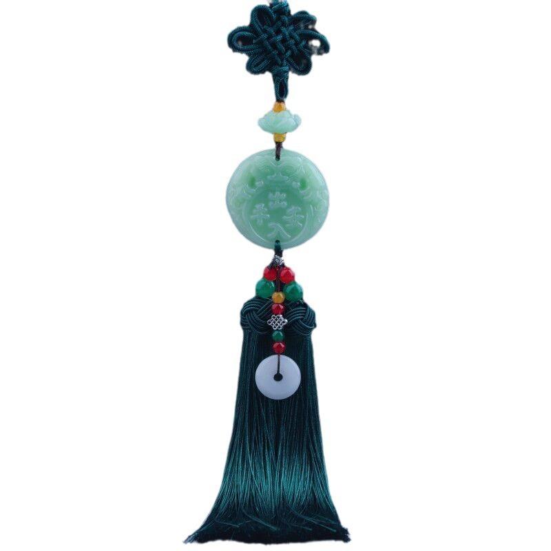 1Pc Chinese Luck Car Accessory Rearview Mirror Pendant Suitable For For Asian Culture Decor & Driving Amulet