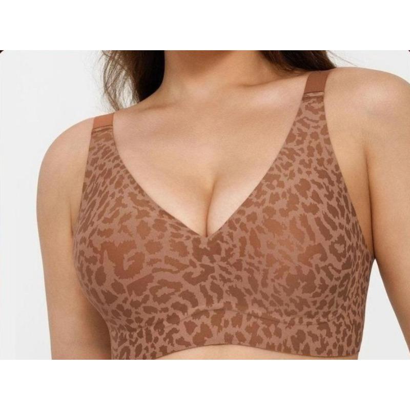 Roagous Deep, Bra Women's Rimless Seamless Bra Women's Rimless Low Chest, Shirt Bra