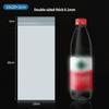 CPE Frosted Self-adhesive Bag Translucent Plastic Packaging Pouchs Phone Case Electronic Device Bag Remote Control Waterproof Dust Protection Pouch
