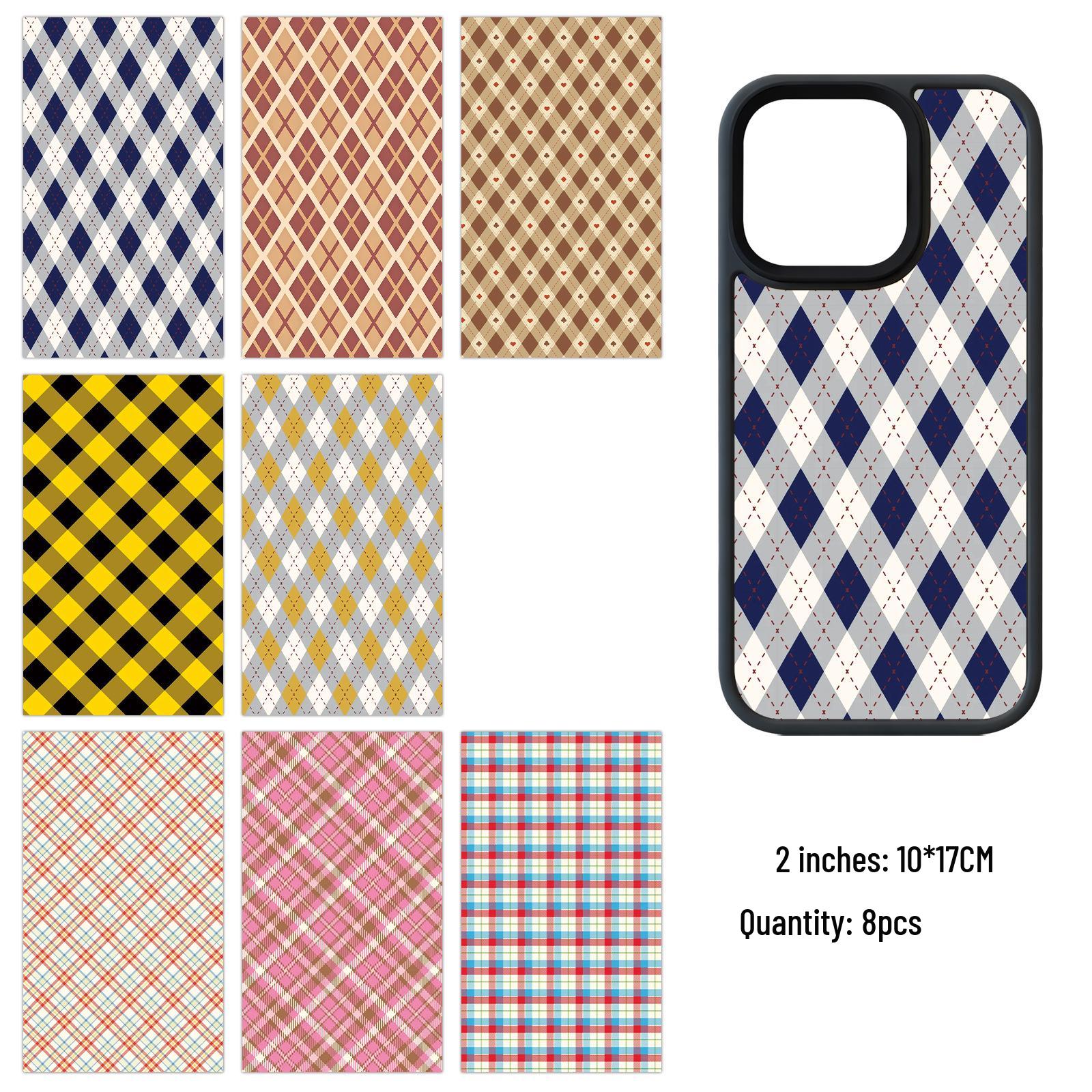 8 Sheets Girly Heart Adhesive Stickers: Journal, Phone Case, and Card Decor