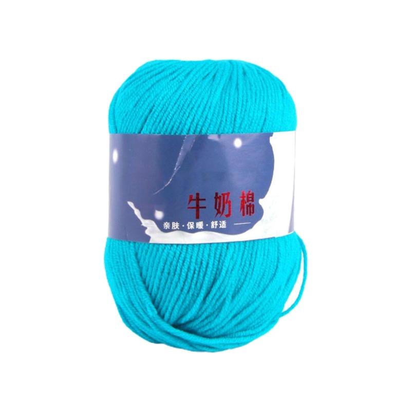 DIY Knitting Yarn Cotton Yarn Cream Hand Washable Knitted Yarn Easy To Store