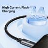 USAMS SJ767 U91 Type-C Cable 3A Fast Charging Data Cable 1m/18W Quick Charge Aluminum Alloy