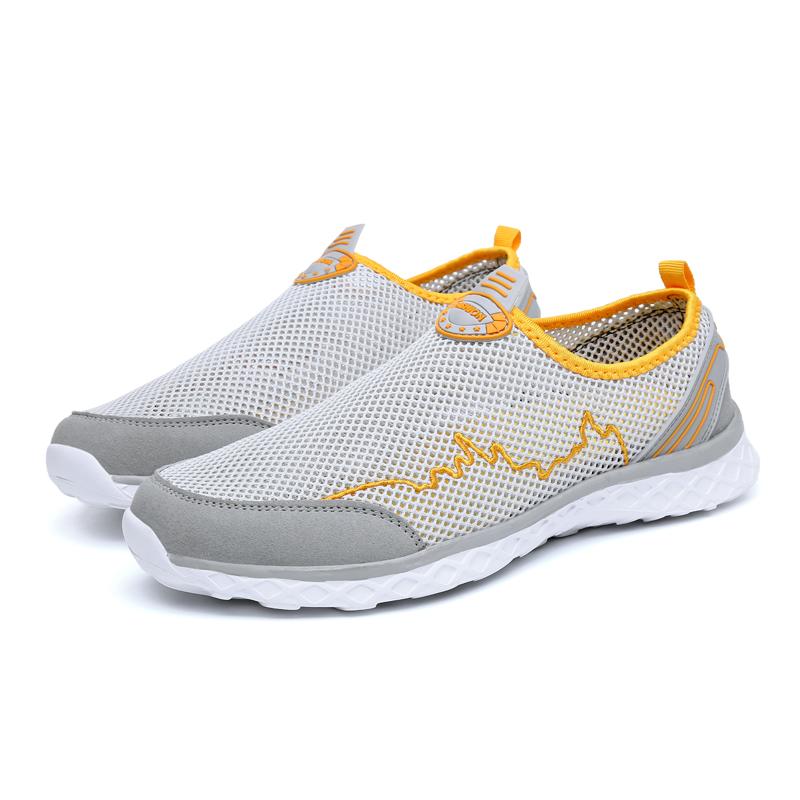 Новые дышащие мужские сетчатые туфли Upstream Shoes для забродов Shoe Shoes Beach Sandals Summer 39 серый 2559₽