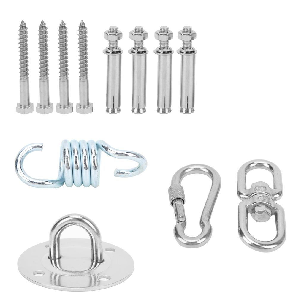 Ceiling Wall Steel Mount Anchor with Bolts Ceiling Buckle Hook Fix Base for Yoga Hammock