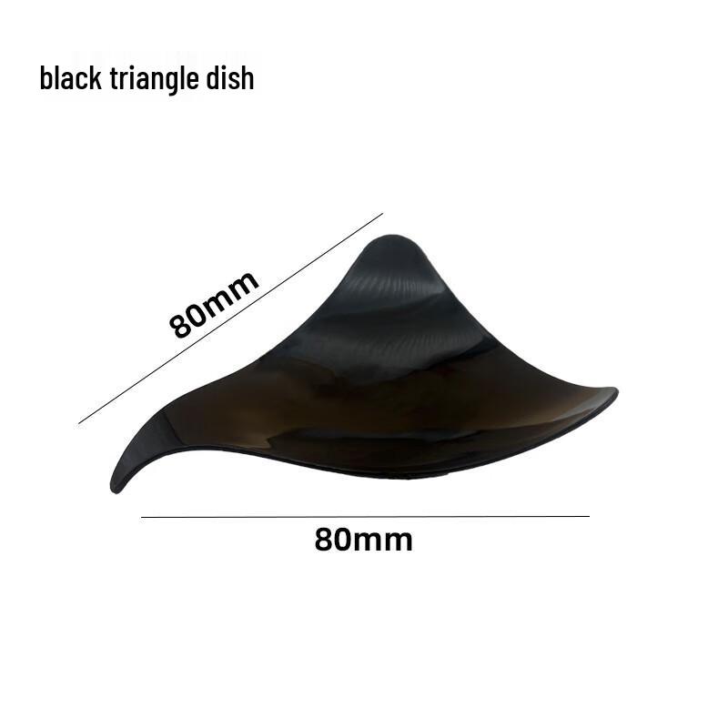 Одноразовые треугольные мини-тарелки из пластика, упаковка 48 шт.