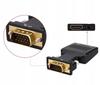 Przejściówka Vga Na Hdmi Konwerter Adapter D-Sub Do Full Hd + Dźwięk Audio