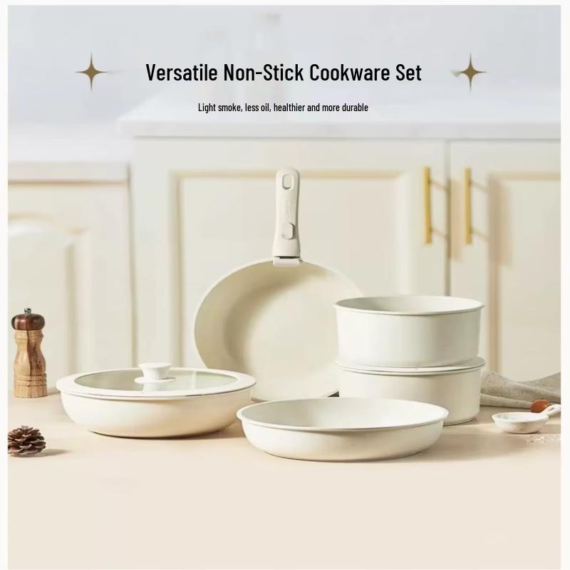 WuTuo Maifan Stone Detachable 9-Piece Cookware Set