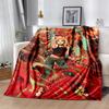 Buffy Flannel Blanket Soft Warm All-Season Throw, Design for Camping, Car Travel, Hiking Sofa, Bed, Office Perfect Gift for Parties