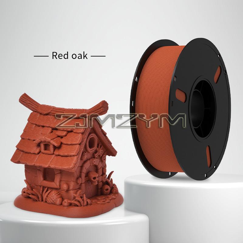 1,75 mm PLA Träfilament 3D-skrivarfilament 1 kg Träeffekt 3D-utskriftsmaterial