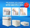 Flypal Air Leg 3 Levels Footrest, Ottoman, Pillow, Relaxing, Airplane, Car, Travel, Portable, Kids,