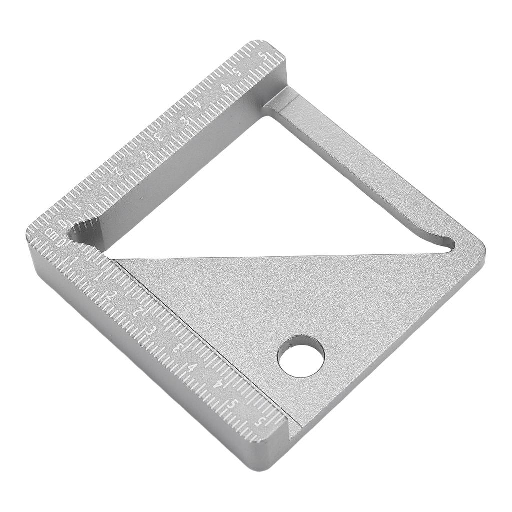 Woodworking Measurement Ruler Aluminum Alloy Height Width Diameter Measurements Linear Angle Marking Multifunctional
