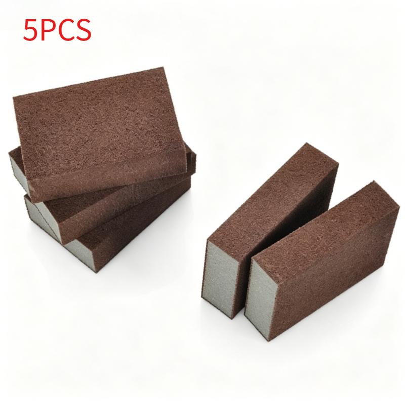 

5 PCS Powerful Pot Scrubber Remove Stubborn Stains Rust with Diamond Sponge for Kitchen Cleaning