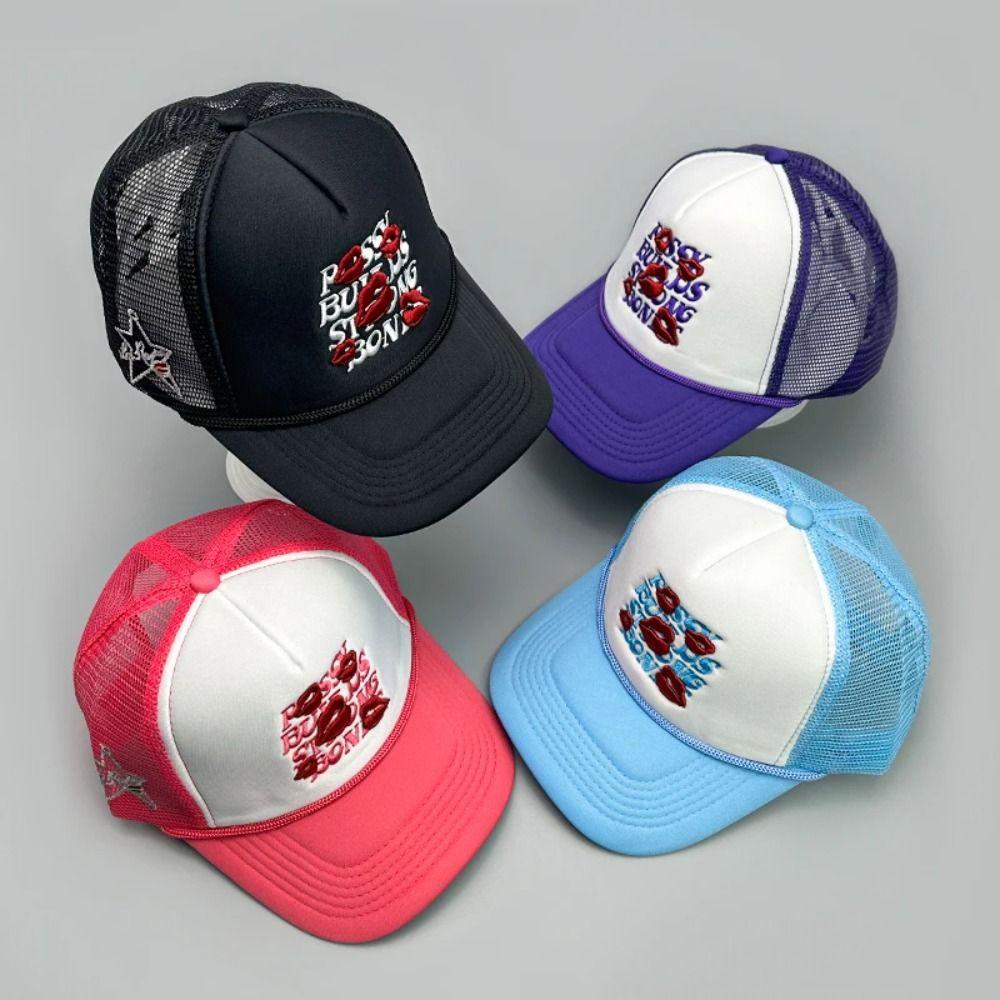 

Cotton Baseball Hats American Style Street Truck Caps New Sunshade Cap небо синє кольору