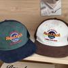 Niche Design Couple Versatile Flat-brimmed Cap Color Matching Retro Hip-hop Soft-top Baseball Cap Women Show Small Face