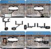 Car Rearview Mirror Phone Holder 360° Retractable Cell Phone Holder Clip Phone GPS Support  Phone Mount Stand Auto Accessories
