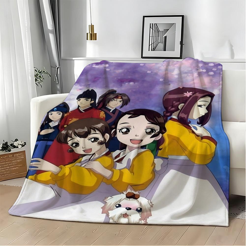 Anime Popula J-Janggeum S Dre-A Throw Lightweight 240G Flannel Blanket Soft Skin-Friendly For Summer Cooling