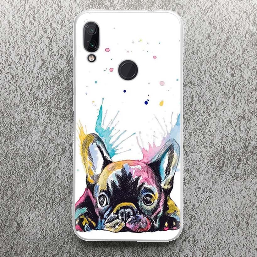 

French Bulldog Dog Pug Print Soft Case for Xiaomi Redmi Note 10 9 9S 8 Pro 7 Phone Shell Mi 15 Ultra 14 12T 11T 10T 9T 12 11 Lit Xiaomi 15