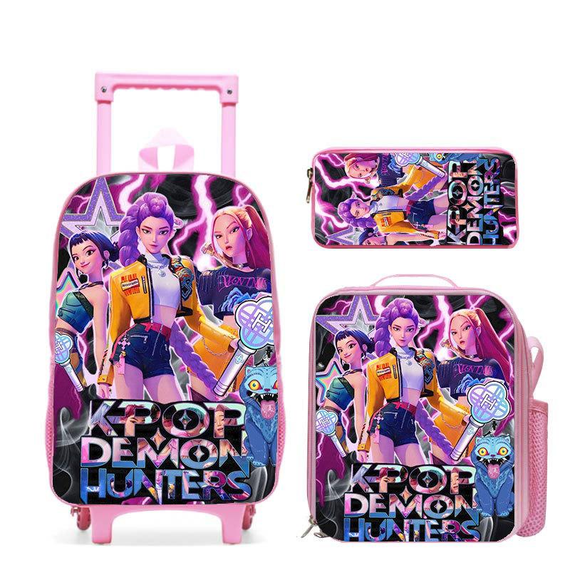 Kpop Witch Hunter Girl Group Schoolbag High Definition Printing Casual Crossing Border Lightweight Tie Rod Backpack One Piece Hair