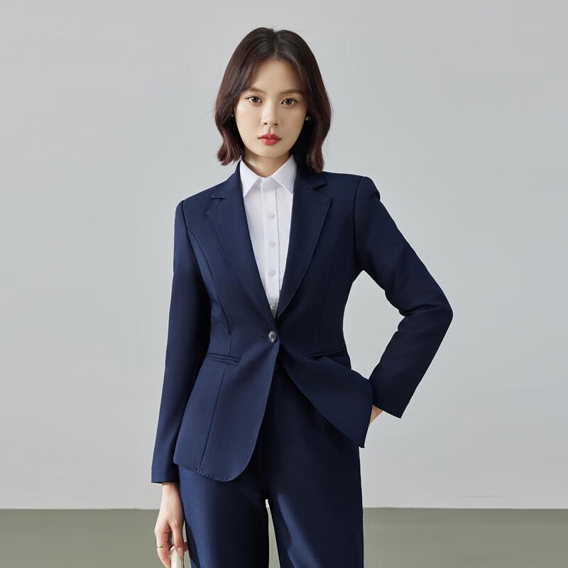 Tluoman Women s Wrinkle-Free One-Button Suit Set XL