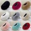 Fluffy Fur Hat Women's Winter Hat Warm Ear Protection Snow Ski Cap Female Faux Fox Fur Headband Hat Windproof Russian Hat
