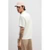 H M Regular Fit sHort Sleeve Jersey sHirt creaM