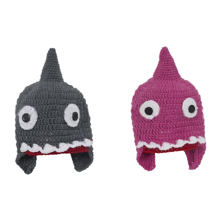 Comfortable Cute Creative Woolen Hats Children's Photo Props Hats Gray /Red