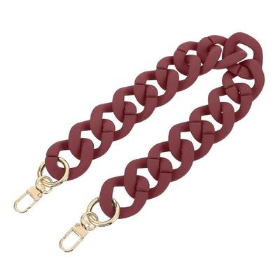 Long Chain Acrylic Bag Chain For Women Vintage Shoulder Bag 45X3.5X1CM Practical Decoration 2Pcs