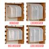 Clothing Dust Cover Transparent Dress Clothes Garment Dust Cover Hanging Organizer Waterproof Dustproof Clothes Wardrobe Storage